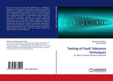 Capa do livro de Testing of Fault Tolerance Techniques 