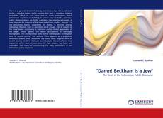 Capa do livro de "Damn! Beckham is a Jew" 