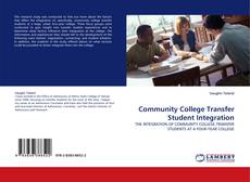 Community College Transfer Student Integration kitap kapağı