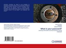 What is your password? kitap kapağı