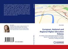 European, National and Regional Higher Education Policies kitap kapağı