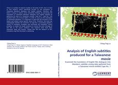 Buchcover von Analysis of English subtitles produced for a Taiwanese movie