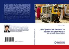 Buchcover von User generated Content in researching for Design