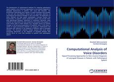 Capa do livro de Computational Analysis of Voice Disorders 