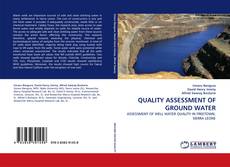 Portada del libro de QUALITY ASSESSMENT OF GROUND WATER