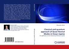 Capa do livro de Classical and quantum approach of Quasi Normal Modes in linear regime 