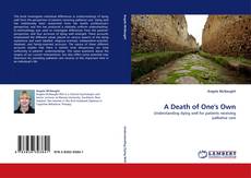 A Death of One''s Own kitap kapağı
