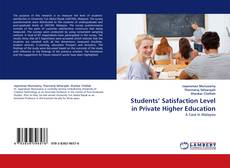 Students’ Satisfaction Level in Private Higher Education的封面