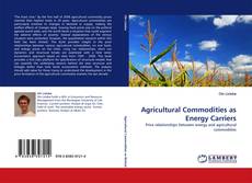 Capa do livro de Agricultural Commodities as Energy Carriers 