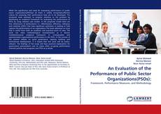 Bookcover of An Evaluation of the Performance of Public Sector Organizations(PSOs):