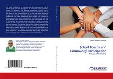 Bookcover of School Boards and Community Participation