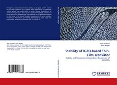 Capa do livro de Stability of IGZO-based Thin-Film Transistor 