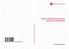 Capa do livro de Novem utiles et piae orationis dominicae expositiones 