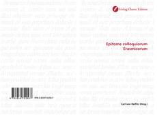 Capa do livro de Epitome colloquiorum Erasmicorum 