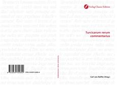 Capa do livro de Turcicarum rerum commentarius 