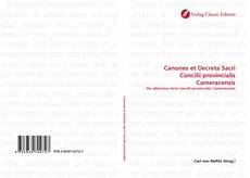 Capa do livro de Canones et Decreta Sacri Concilii provincialis Cameracensis 