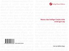 Capa do livro de Warzu das hailige Creütz nütz vnnd gut sey 