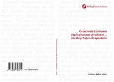 Capa do livro de Catechesis Continens explicationem simplicem ... Decalogi Symboli apostolici 