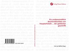 Capa do livro de Ein unüberwindtlich Beschirmbüchlein von Hauptartickeln ... der göttlichen geschrifft 