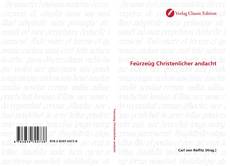 Capa do livro de Feürzeüg Christenlicher andacht 