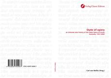 Capa do livro de State of opera 