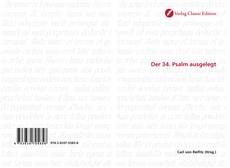 Capa do livro de Der 34. Psalm ausgelegt 