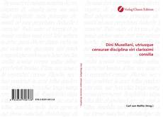 Capa do livro de Dini Muxellani, utriusque censurae disciplina viri clarissimi consilia 