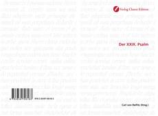 Capa do livro de Der XXIX. Psalm 