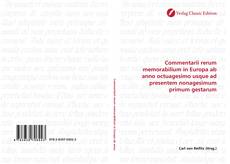 Capa do livro de Commentarii rerum memorabilium in Europa ab anno octuagesimo usque ad presentem nonagesimum primum gestarum 