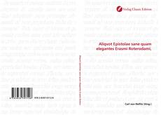 Обложка Aliqvot Epistolae sane quam elegantes Erasmi Roterodami,