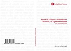 Capa do livro de Bernardi Salignaci arithmeticae libri duo, et algebrae totidem 