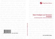 Capa do livro de Siben Predigten von fürnemen Ursachen 