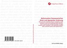 Capa do livro de Reformation Passawerischer Ärtzt vnd Apotecker Ordnung 