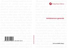 Portada del libro de Antidotarium generale