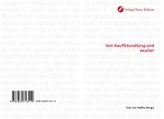 Portada del libro de Von Kauffshandlung und wucher