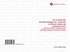 Portada del libro de Ein mandat des durchleuchtigsten etc. Cardinals zu Meintz widder die Luttherische lere