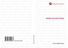 Portada del libro de Widder die kelch Diebe