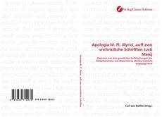 Capa do livro de Apologia M. Fl. Jllyrici, auff zwo vnchristliche Schrifften Justi Menij 