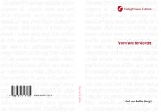 Portada del libro de Vom worte Gottes