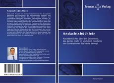 Capa do livro de Andachtsbüchlein 