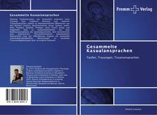 Capa do livro de Gesammelte Kasualansprachen 