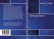 Capa do livro de Sonntagsgedanken 