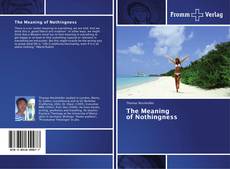 Capa do livro de The Meaning of Nothingness 