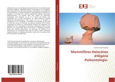 Buchcover von Mammifères Holocènes d'Algérie -Paléontologie-