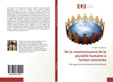 Bookcover of De la reconnaissance de la pluralité humaine à l'action concertée