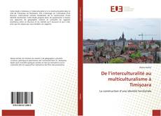 Capa do livro de De l’interculturalité au multiculturalisme à Timişoara 