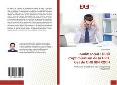 Buchcover von Audit social : Outil d'optimisation de la GRH Cas de CHU IBN ROCH