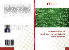 Bookcover of Normalization of nonlinear representations of Lie algebras