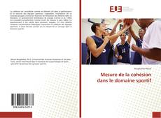 Buchcover von Mesure de la cohésion dans le domaine sportif