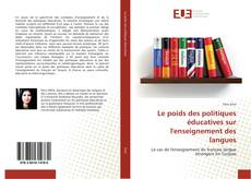 Buchcover von Le poids des politiques éducatives sur l'enseignement des langues